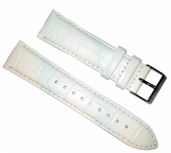 Remienok Mavex na hodinky 22 mm biely